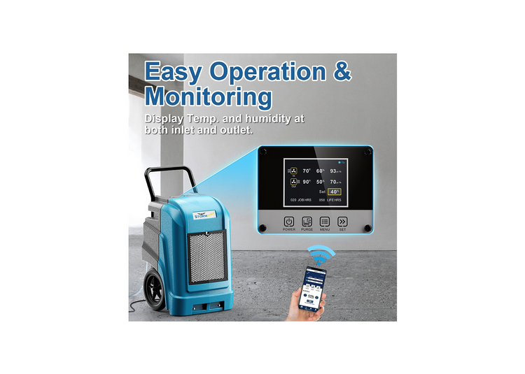 Alorair Storm Ultra Smart WiFi Dehumidifier 2600 Sq. Ft. With Pump.