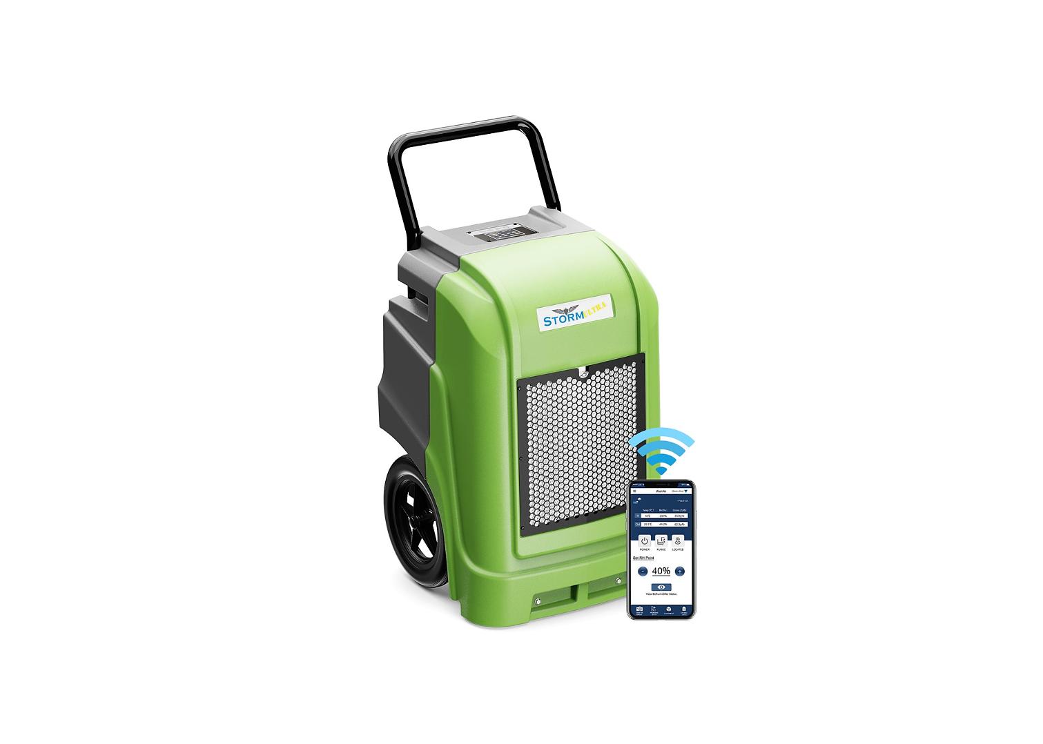 Alorair Storm Ultra Smart WiFi Dehumidifier 2600 Sq. Ft. With Pump.