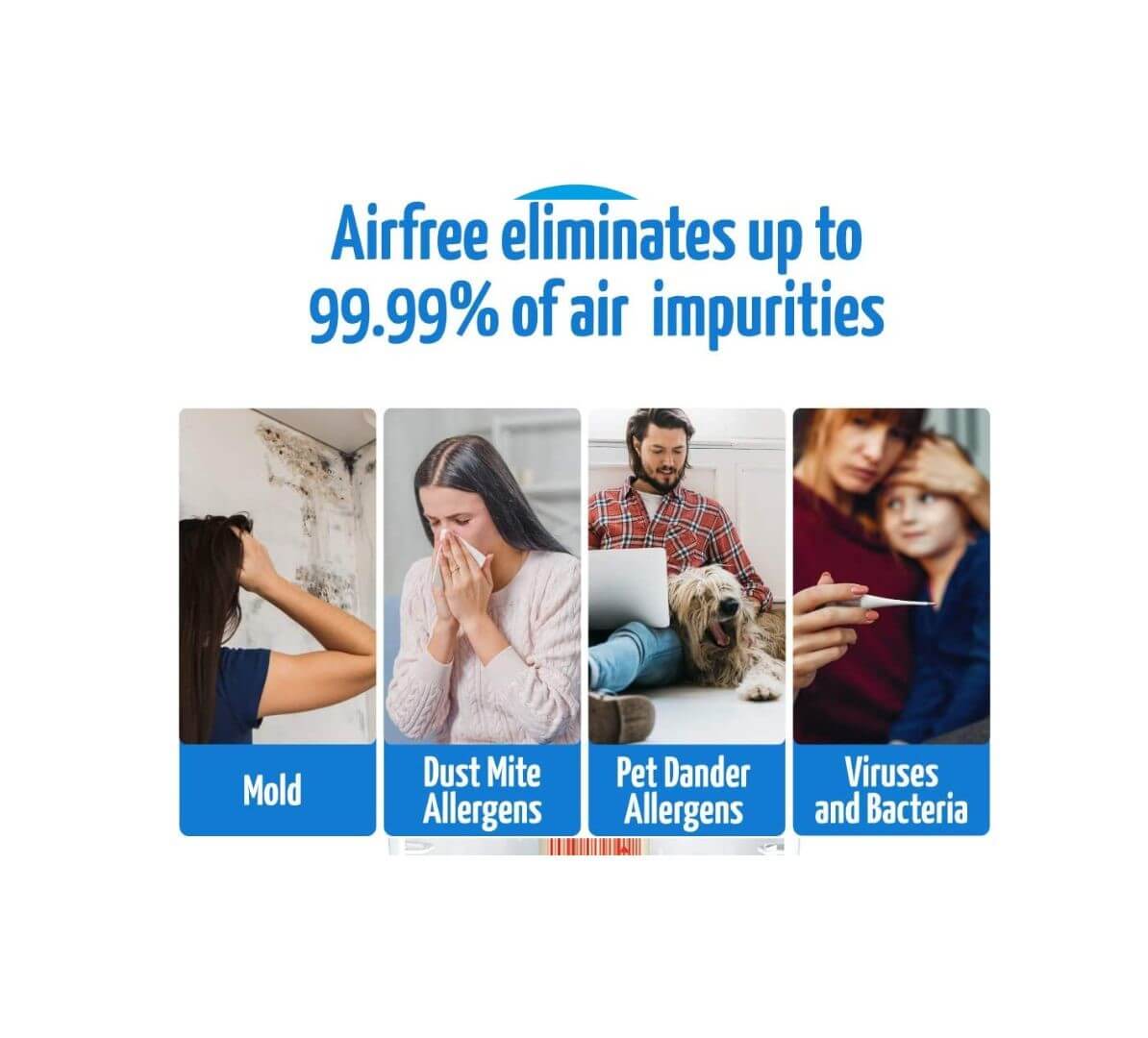Airfree T800 Filterless Air Purifier