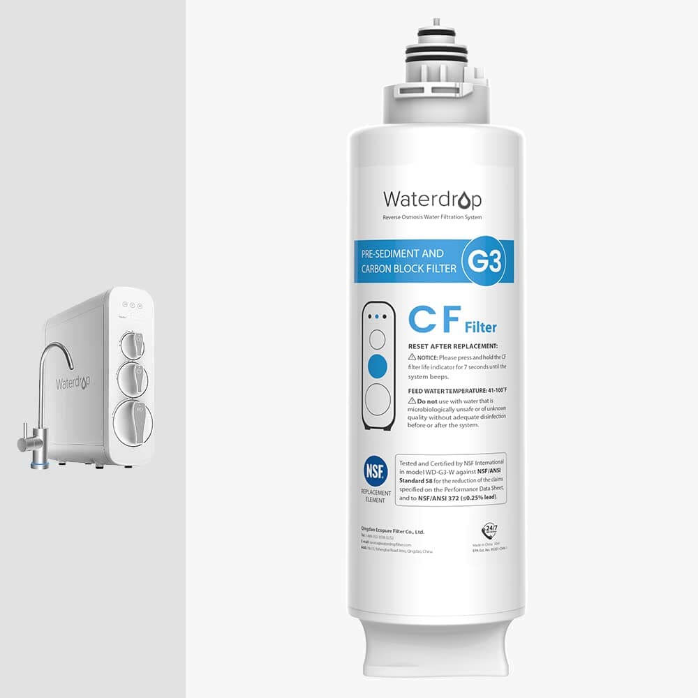 CF Filter For The Waterdrop 800 GPD Tankless RO System