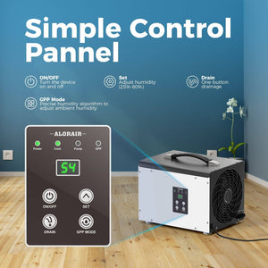 Alorair Sentinel HD35 70 Pint Crawl Space & Basement Dehumidifier