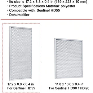 Alorair Sentinel HD55 & HDi65 2 Pack Replacement Filters