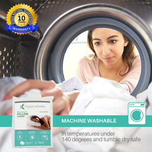 Hygea Natural Water Resistant Bed Bug Pillow Protector