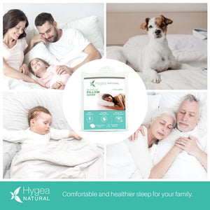 Hygea Natural Water Resistant Bed Bug Pillow Protector