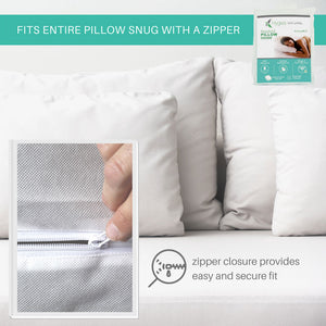 Hygea Natural Water Resistant Bed Bug Pillow Protector