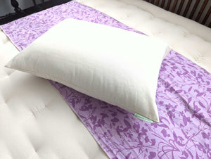 WLH Waterproof Organic Cotton Pillow Protector With Zipper