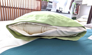 WLH Waterproof Organic Cotton Pillow Protector With Zipper