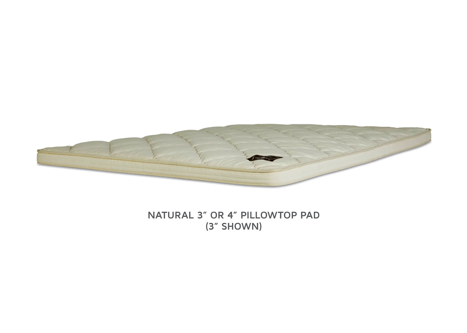 Royal Pedic Natural 2", 3" & 4" Pillow Top Pads