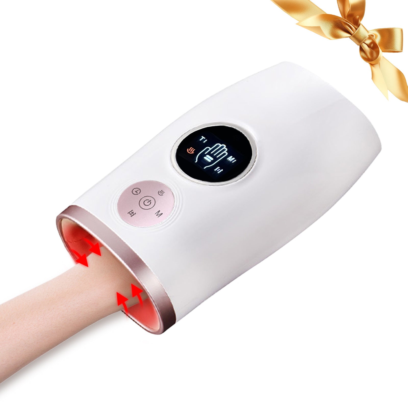 3-Speed Hand Massager With Heat, Air Compression & 30-Min Timer