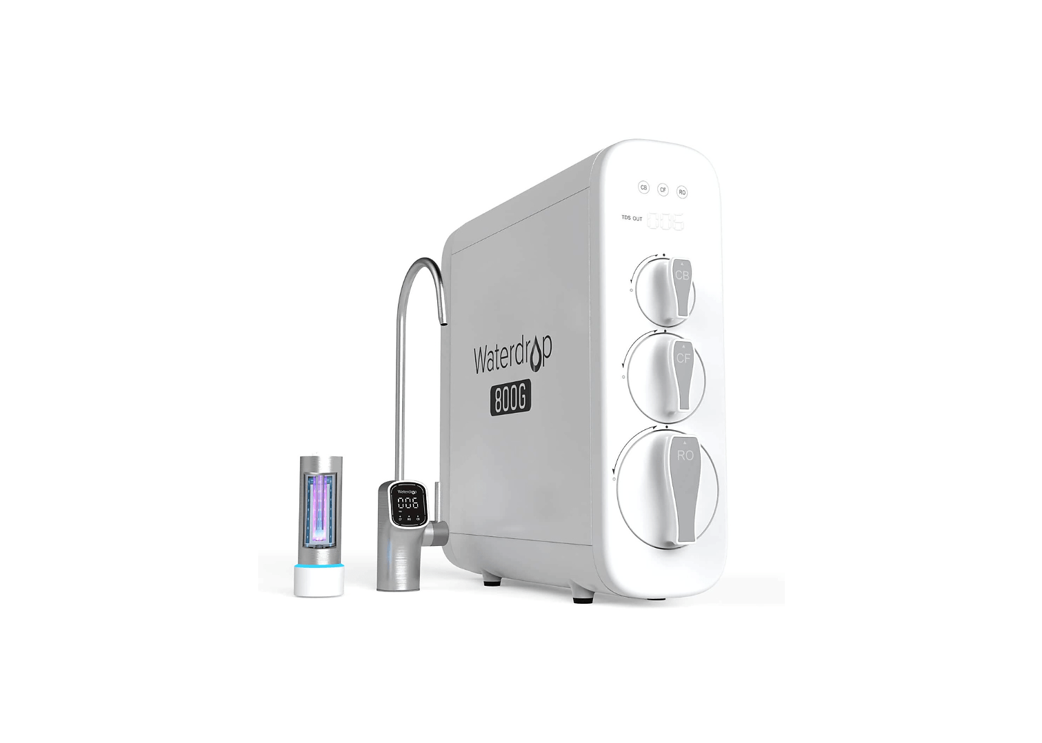 Waterdrop 800 GPD Tankless RO System With UV Light
