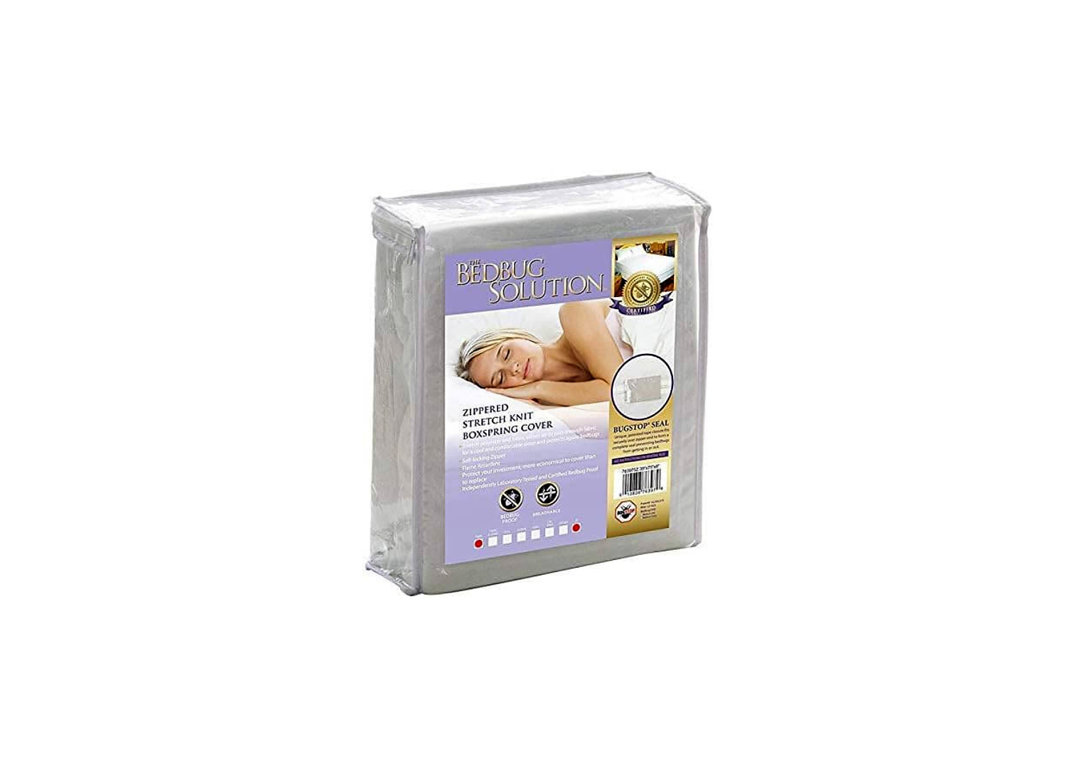Bedbug Solution™ Elite Zippered Mattress/Box Spring Encasement 12" Depth By Bargoose