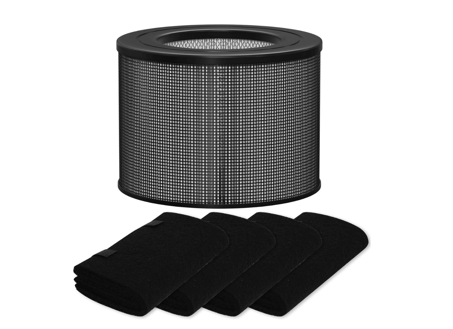Filter Queen Defender Compatible Replacement True HEPA Filter & 4 Activated Carbon Pre Filters