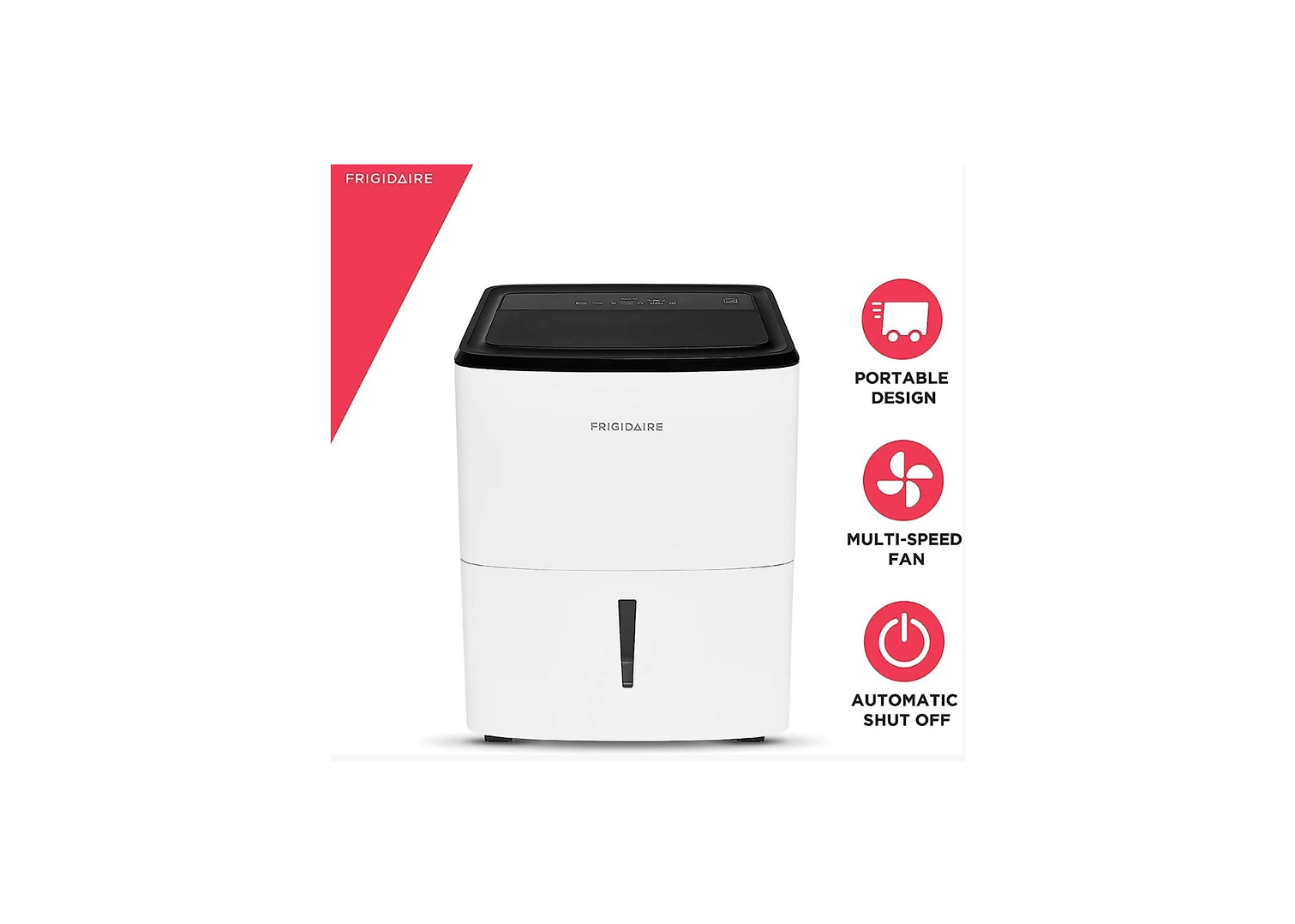 Frigidaire High Humidity 50 Pint Capacity Dehumidifier with Built-in Pump 2000 Sq. Ft.