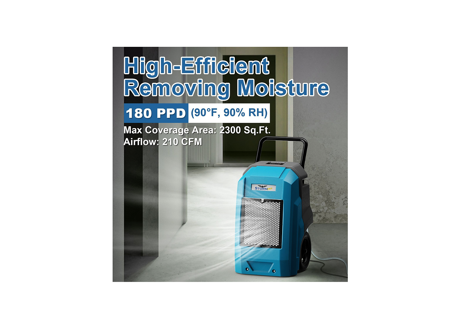 Alorair Storm Pro Smart WiFi Dehumidifier 2300 Sq. Ft. With Pump