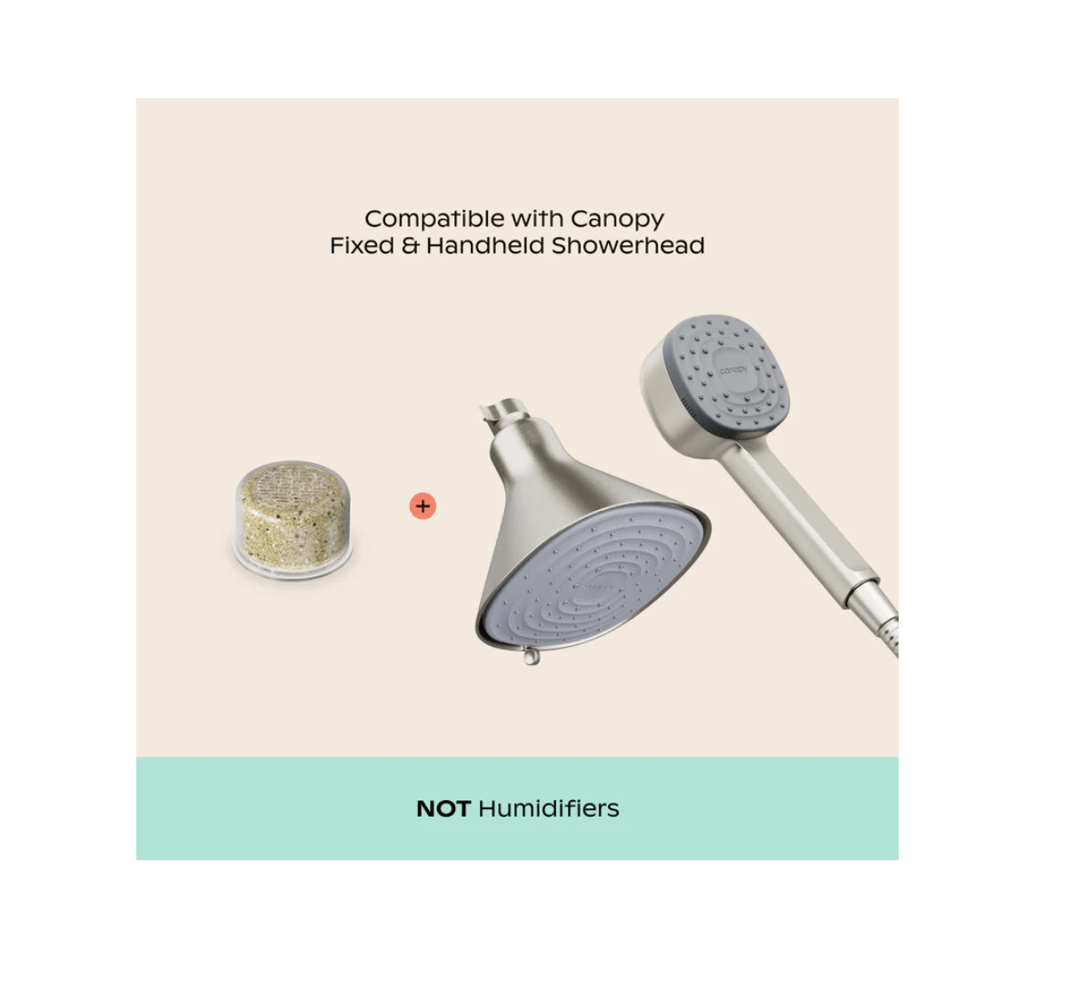 Canopy Fixed and Handheald Showerhead Filter