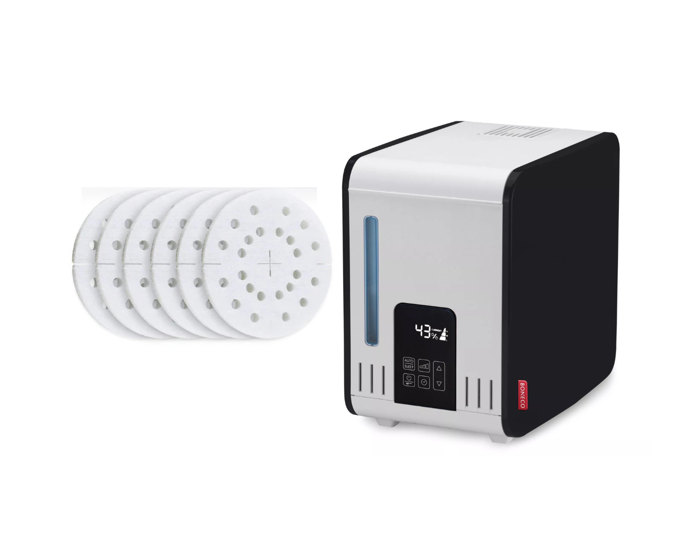 Boneco Steam Humidifier Compatible Anti-Mineral Pad 6 Pack for Models S200, S250 and S450