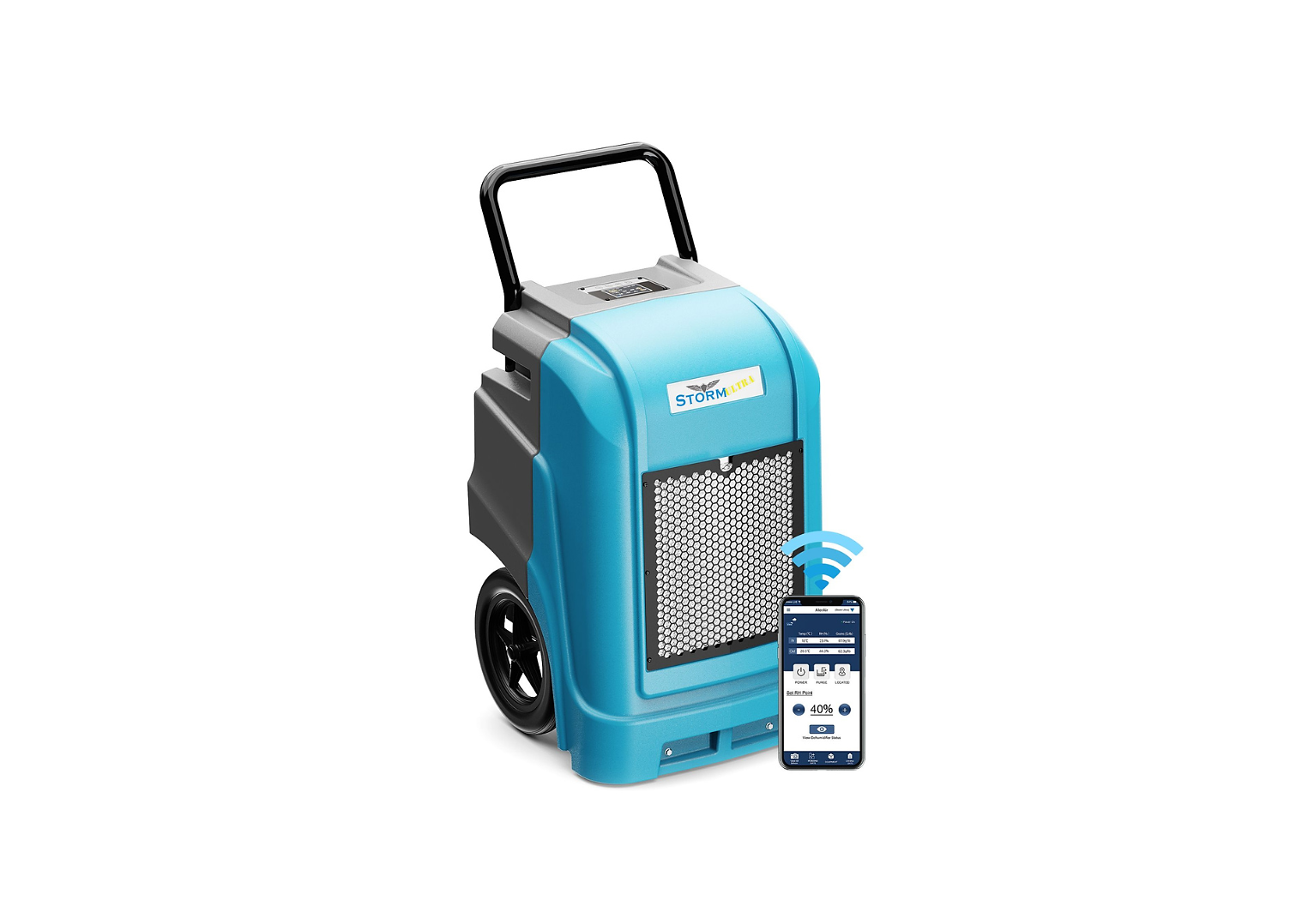 Alorair Storm Ultra Smart WiFi Dehumidifier 2600 Sq. Ft. With Pump.