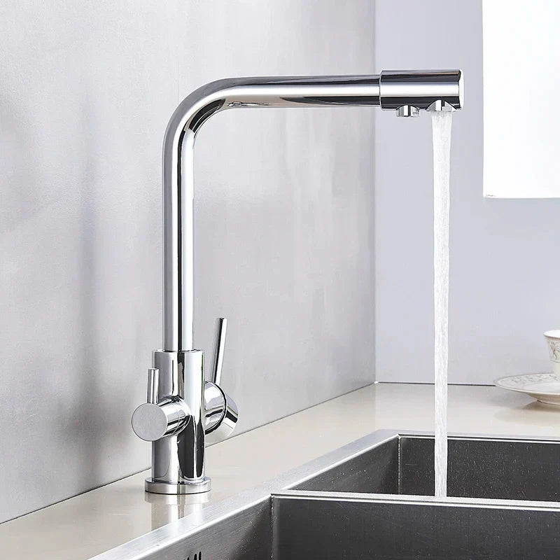 DecorBites™ Chrome Pure Water Faucet with Filter