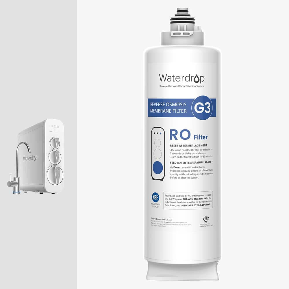 RO Filter For The Waterdrop 800 GPD Tankless RO System