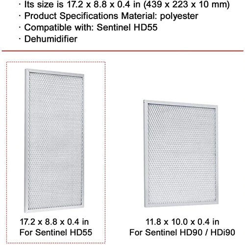 Alorair Sentinel HD55 & HDi65 2 Pack Replacement Filters