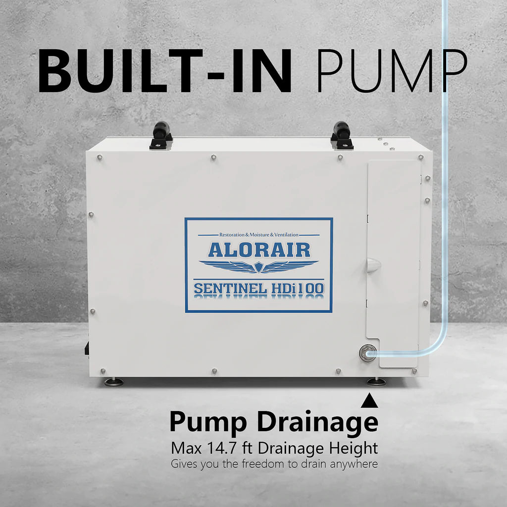 Alorair Sentinel HDi100 Basement & Crawl Space Dehumidifier