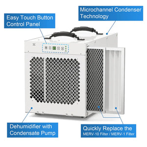 Alorair Sentinel HDi120 Basement & Crawl Space Dehumidifier