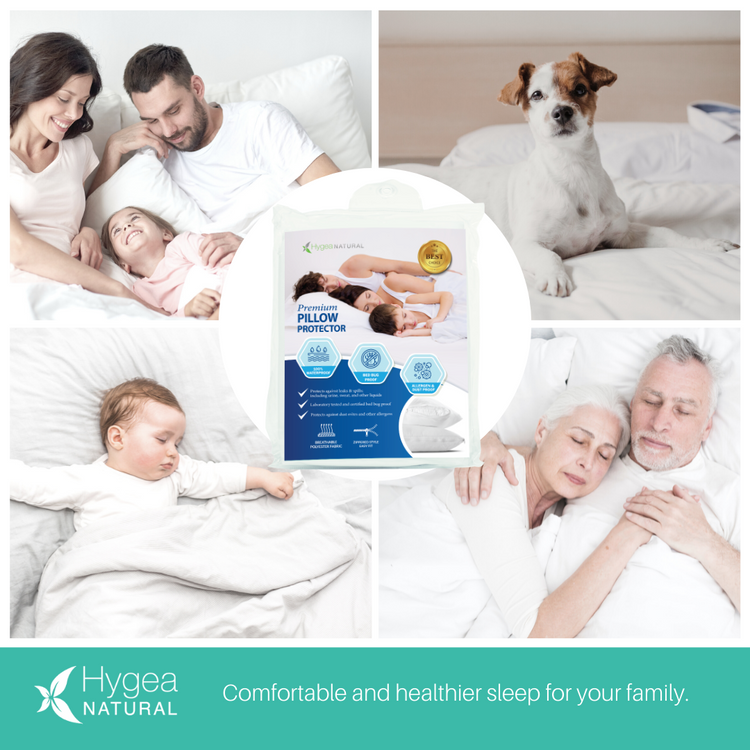 Hygea Natural Bed Bug Pillow Protector.