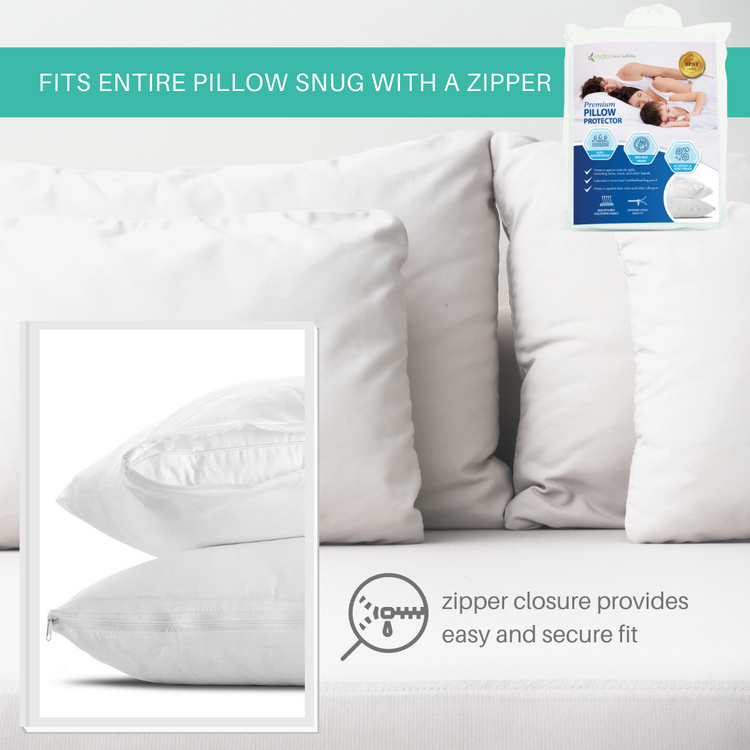 Hygea Natural Bed Bug Pillow Protector.
