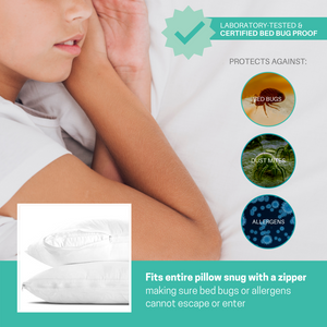 Hygea Natural Bed Bug Pillow Protector.