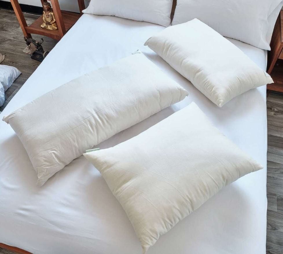 WLH Natural Shredded Latex Sleep Pillow With Zipper Casing