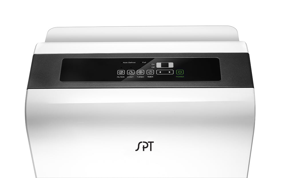 SPT 30 Pint Dehumidifier With Gravity Drain/Collection Bucket