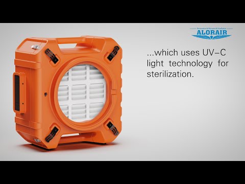 Alorair PureAiro HEPA Pro 970 Air Scrubber With UV-C Light
